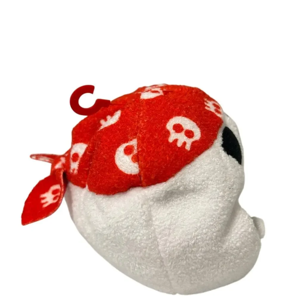 Plush pirate skull hat for your pet xs/s for Halloween